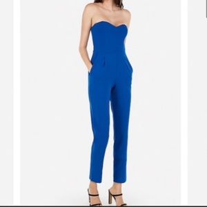 Strapless Sweetheart Line Jumpsuit from Express